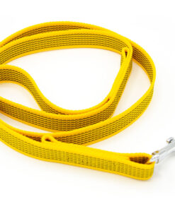 Gummierte Leine | Gelb