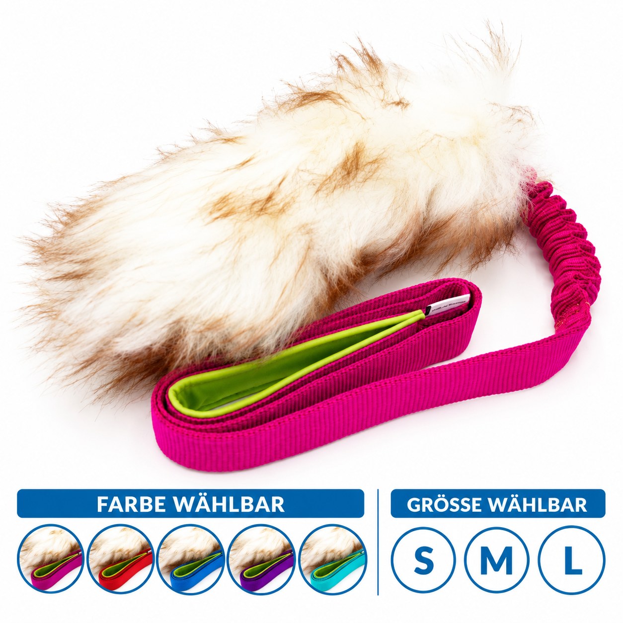 Sheepskin Fur Bungee Tug | Lang