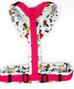 Hundegeschirr Grau|Altrosa