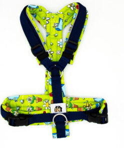 Hundegeschirr "Spring" | Grün, Blau