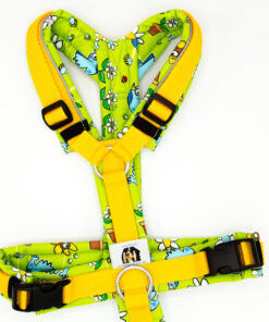 Hundegeschirr "Spring" | Grün, Gelb