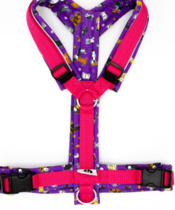 Hundegeschirr Lila|Altrosa