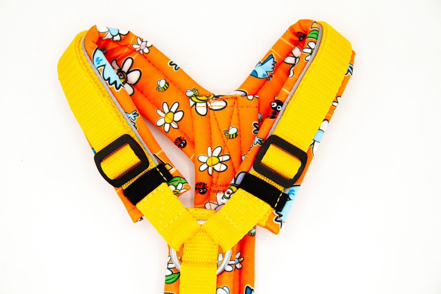 Hundegeschirr "Spring" | Orange, Gelb – Bild 2