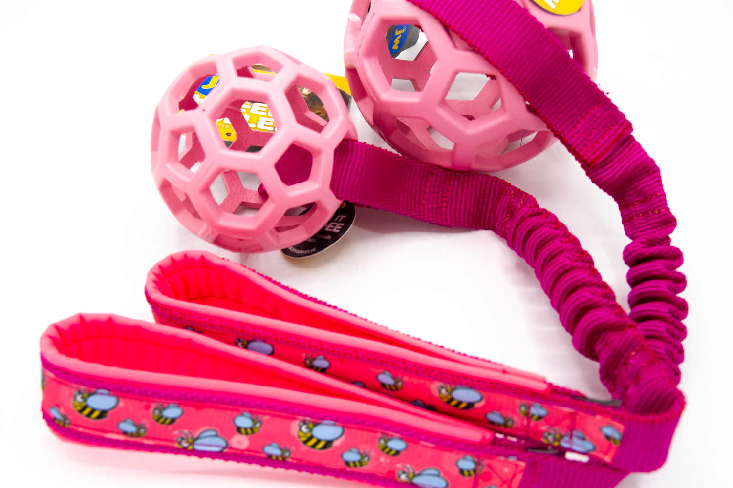 JW Hol-EE Roller Gitterball | Rosa – Bild 3