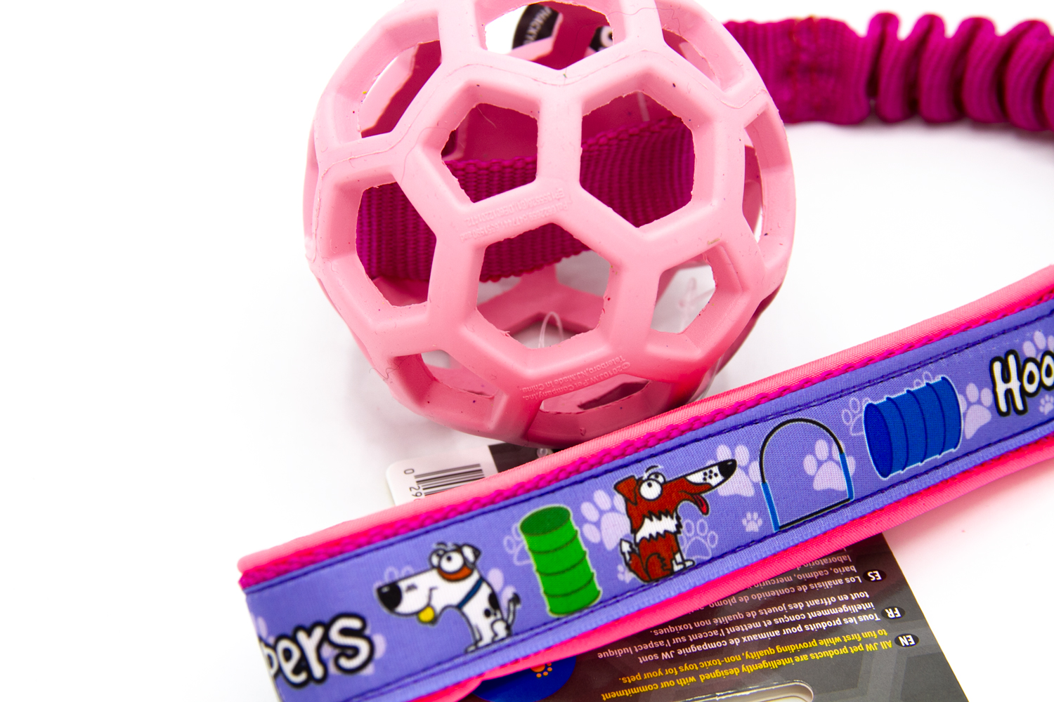 JW Hol-EE Roller Gitterball | Rosa – Bild 2