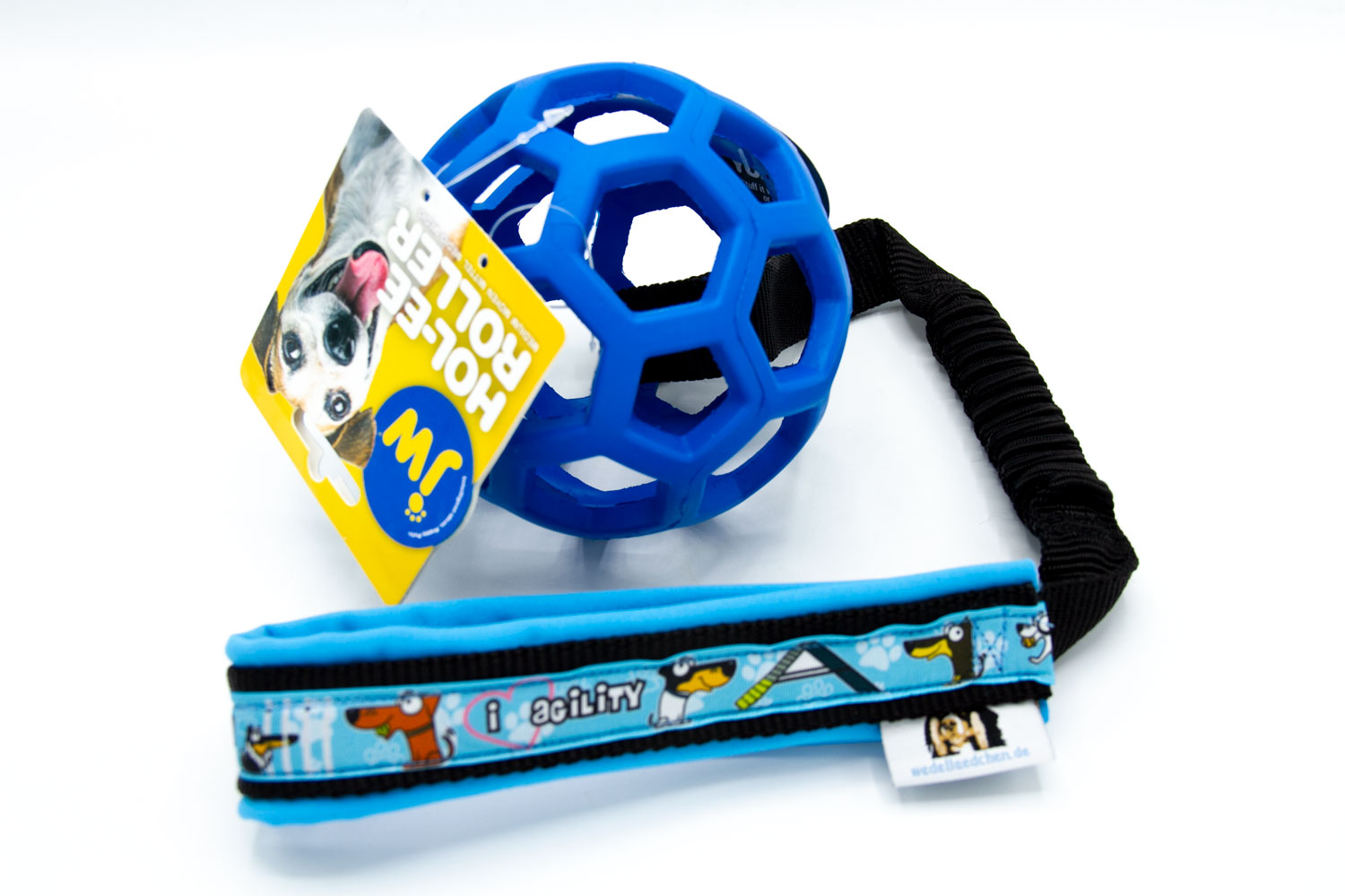 JW Hol-EE Roller Gitterball | Blau – Bild 2