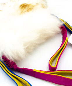 Double Handle Sheepskin Bungee Tug