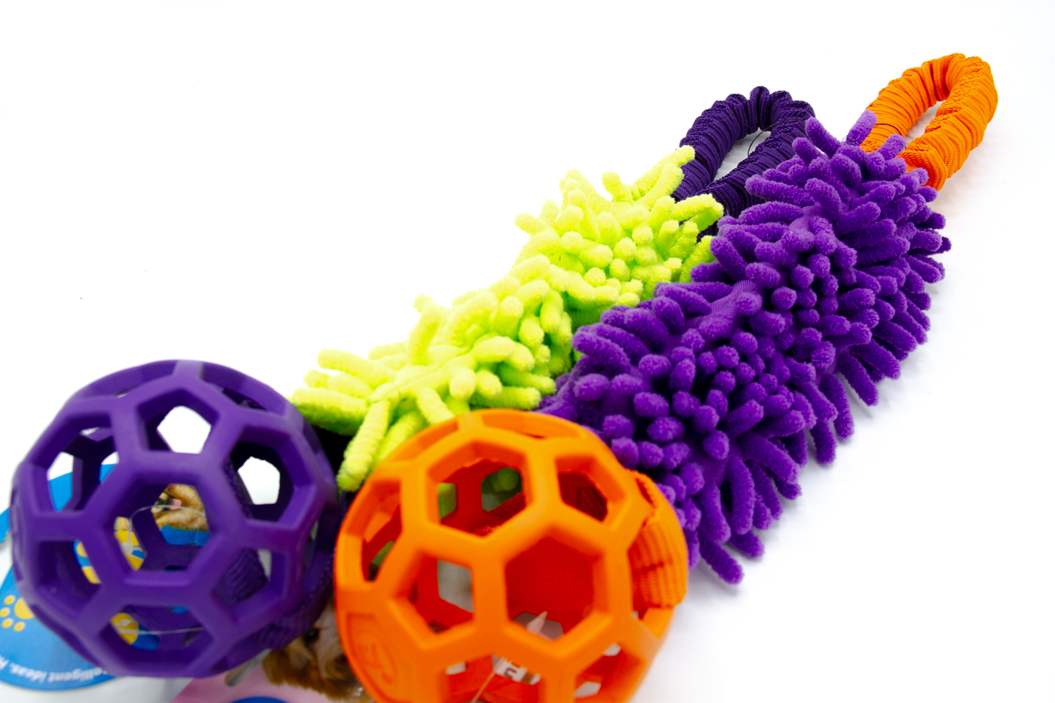 Shorty Mop Gitterball mit Bungee-Handschlaufe