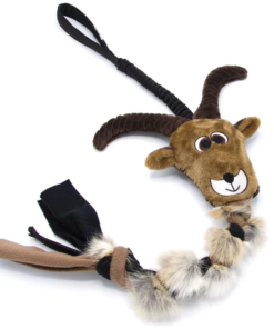 Steinbock mit Kaninchenfell und Bungee