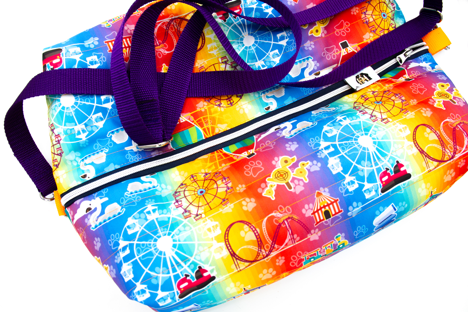 Kirmes-Tasche – bunte Canvas Tasche