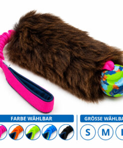 Sheepskin Tug mit Chuckit® Eco Fetch Ball